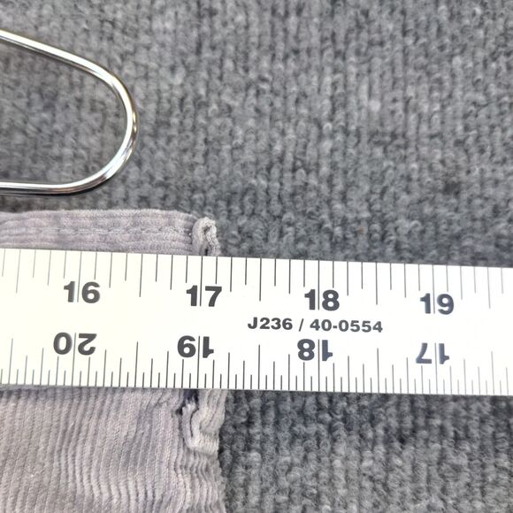 Branders Men's Corduroy Pants Gray 34x30 Cotton Blend 5-Pocket - Picture 12 of 13